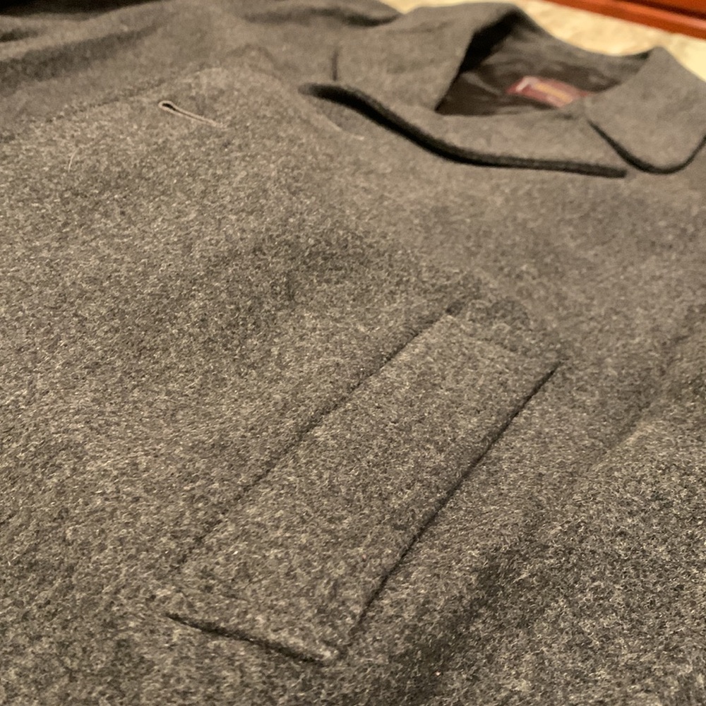 VINTAGE Adams Row Wool Coat - Picture 9 of 9